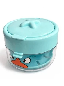 Leak-Proof Denture Travel Storage Box, Portable Soaking Cleaning Box With Drain Tray, Suitable For Retainers, Mouthguards, Travel Oral Care Accessories - Multicolor - View 14