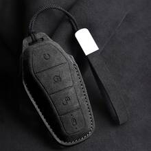 Applicable To BYD Car Key Cover, Suede Key Cover, Full Coverage Key Cover, Wear-Resistant Key Cover, Suitable For Seagull, Dolphin, EV, Song Pro, Yuan, Qin Plus, Tang DMI, New Men's Car Accessories - Suede - View 8