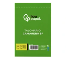 LIDERPAPEL Waiter's Order Book, Original And Copy, 8º Size, 20 Sheets Per Pad, 5-Pack For Hospitality. 105 X 155 Mm Guaranteed Quality - T250 Original and Copy Pocket Waiter's Notepad - View 6