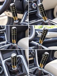 1pc Car Modification Gear Shift Knob Extended Original Car Replacement Personalized Universal Blue Burnt Alloy Gear Shift Knob - A - View 4