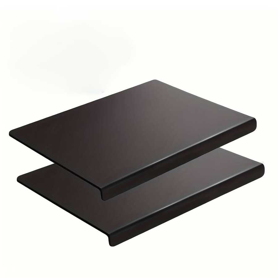 1pc Black Acrylic Cutting Board, Transparent Non-Slip Kitchen Fruit Cutting Board, Countertop Protector, Essential For Kitchen, Restaurant And Apartment