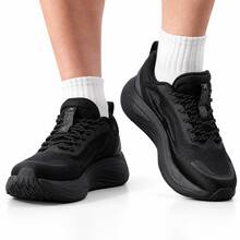 XTEP New Men's Cloud 5.0 Breathable Mesh Comfortable Cushioning Training Running Shoes - Black - View 2