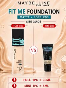 Maybelline 美寶琳 Soft Matte 防曬粉底液 #112，5/30ml，長效滋養，3合1，無妝感，霧面無瑕妝效，適合油性肌膚 - 美寶蓮FITME粉底液 柔霧版112 - 查看 5