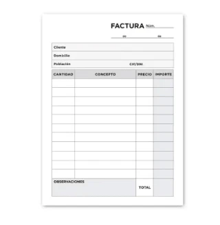 Liderpapel 1/8th Invoice Book - No VAT - 101. Designed For Those Who Do Not Need To Include VAT On Their Invoices. PACK OF 10. GUARANTEED QUALITY - T250 Original and Copy Pocket Waiter's Notepad - View 3