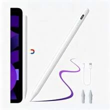 TranAKstic 1pc Capacitive High Precision High Sensitivity Screen Touch Pen With Magnetic Palm Rejection For Drawing And Editing, Compatible With Android And 2025 2024 2023 2022 2021 2020 2019 2018 4 5 9th 10th Air 5 Series - View 10