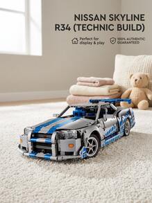 LEGO Technic® 2 Fast 2 Furious Nissan Skyline GT-R (R34) Speedster ADULTS 42210 - Multicolor - View 1