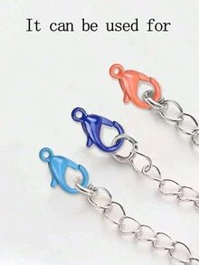 Candy-Colored Lobster Clasps Creative DIY Jewelry Making Materials Zinc Alloy Colorful Hook Clasps For Necklace And Bracelet - Multi-color - View 2
