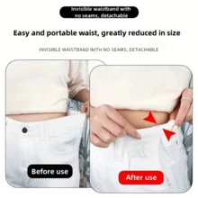 10/20/30/40/50Pcs Adjustable Seamless Waist Buckle - Multi-Functional Metal Clip, Suitable For Tightening Belts, Pants, Scarves, Etc. Easy To Use, Stylish Design, Perfect For Belts And Waist, Fashion Accessory, Elegant Appearance, Multi-Functional Use - Multicolor - View 8