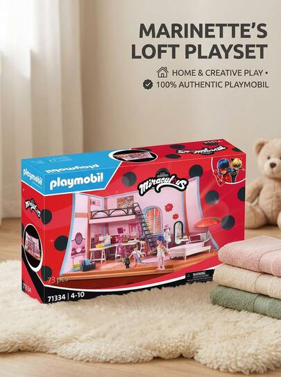 Playmobil Miraculous Miraculous: Marinettes Loft GIRLS FIRST 71334