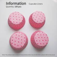 Cake Paper Cups Party Decoration Oil-Proof Baking Cake Bottom Liners Cupcake Cups - View 14
