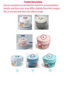 Leak-Proof Denture Travel Storage Case, Portable Soaking & Cleaning Box With Drain Tray, Suitable For Retainers, Mouthguards, Travel Oral Care Accessories - Multicolor - View 11