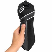 Funda de Cabeza Híbrida de Golf G410 con Etiqueta de Número Reemplazable, Funda Protectora de Palo de Golf Negro y Rojo, Funda de Cabeza Híbrida de Repuesto Unisex - D - Ver 2