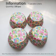 Cake Paper Cups Party Decoration Oil-Proof Baking Cake Bottom Liners Cupcake Cups - View 25