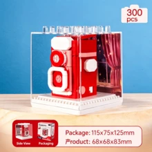 1pc Adult 6 Styles Mini Camera Building Blocks Set, Light And Shadow Machine Brick Model With Display Box, DIY Assembly Puzzle, Creative Desktop Ornament, Ideal Birthday Holiday Surprise Gift & Party Favor - Multicolor - View 14