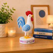 Galo Do Tempo Galinho Do Tempo Decoração | Chuva Ou Sol | Decoração - Branco - Visão 7