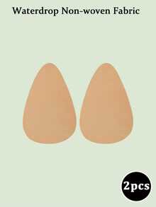 2/10pcs Plus Size Teardrop Lift Breast Tape, Suitable For Large Breasts, Disposable Invisible Push-Up Lift Breast Tape, Self-Adhesive Strapless Backless Breast Lift Patch, Suitable For Large Breasts Wedding Dress Evening Gown - Multicolor - View 15