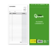 LIDERPAPEL دفتر طلبات النادل، 1 نسخة أصلية و2 نسخ، T314. عبوة من 5، جودة احترافية للضيافة، جودة مضمونة - دفتر طلبات جيب للنادل، أصلي ونسخة، T250 - مشاهدة 1