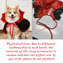 1件/套萬聖節寵物狗蝙蝠造型披風趣味節日裝扮貓咪裝扮用品 - 彩色 - 查看 11