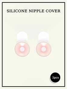 2/6pcs Silicone Lift-Up Nude Invisible Breast Petals, Small Breast Invisible Push-Up, Strapless Anti-Exposure Breast Petals, Suitable For Wedding Dress, Party, Valentine's Day Date (2/6pcs) - Multicolor - View 9