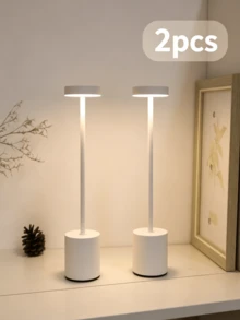 Lampu Meja Modern Mewah Minimalis, Lampu Meja Kantor Seni Besi Terintegrasi, Kecerahan dan Suhu Warna Dapat Diatur, Pengisian Daya USB Kapasitas Besar, Perlindungan Mata Anti-Cahaya Biru, Dekorasi Ruangan Estetis, Cocok untuk Kantor, Ruang Belajar, Kamar Tidur, dan Penerangan Rumah - MultiWarna - View 18