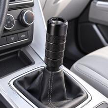 1 cái núm cần số thủ công hợp kim nhôm 3.7 inch/9.5cm vân nhám chống trượt cho ô tô và SUV tương thích, đầu cần số thay thế trang trí nội thất xe - Phiên bản chống trượt có vân nhám - Xem 8