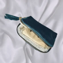 Velvet Travel Jewelry Bag - Portable Zipper Dust-Proof Storage Pouch - Suitable For Rings, Earrings And Bracelets - Soft And Organized Storage Bag - Multicolor - View 9