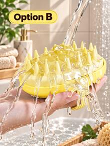Set 5 Buah Sikat Mandi Cair dengan 4 Kait Warna Acak, Sikat Mandi Pengelupas Kulit Isi Ulang dengan Tali Pegangan, Alat Perawatan Mandi & Tubuh Pembersih Mendalam untuk Mandi di Rumah, Kamar Mandi & Spa - MultiWarna - View 9