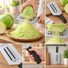 4/3/2/1pc Stainless Steel Double Blade Vegetable Slicer & Julienne Shredder - Multicolor - View 5