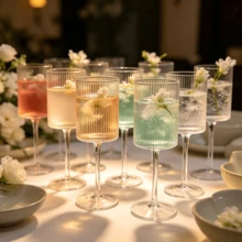 1/6/12pcs Reusable Shatterproof Champagne Glasses, Suitable For Home Parties, Bars, Birthdays, Weddings, Housewarmings, Dinner Gatherings, Holiday Events (Graduation, Thanksgiving, Etc.) - View 7