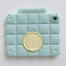 1pc Cute Cloud Silicone Tablet Protective Case, Compatible With IPad 10th Gen 10.9 Inch, Air 5/4, Pro 11 Inch, 9/8/7th Gen 10.2 Inch, Mini 6, Shockproof Protective Cover With Portable Handle And 360° Rotating Stand, Soft Anti-Drop Shell, Suitable For Kids, Boys, Girls, Students, School, Travel, Home, Office Cute Accessory, Durable Foldable Support Tablet Protective Case - Multicolor - View 9