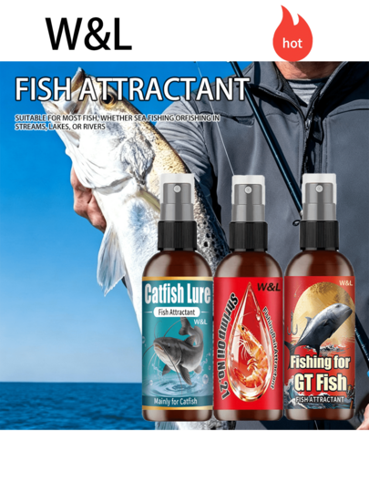 1PC Fish Attractant, Fish Bait, Fish Lure, Freshwater Fishing, Wild Fishing Bait, Contains Fish Oil And Fragrance, PP/PVC Float, Effectively Increases Fish Bite Rate, 60ml Bottle, Outdoor Fishing Supplies, Suitable For Freshwater And Saltwater Fishing, Black Sea Bream, Bass And Pike Boat Fishing, Improves Catching Efficiency!