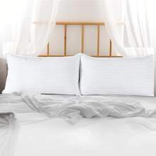 Comfortable Pillows For All Sleeping Styles,Hotel Pillow, Deep Sleep Pillow - New Sleep Apnea & Ergonomic Pillow For Neck, Shoulder & Side, Back, Stomach Sleepers,Medium Firm Pillow For Side Stomach And Back Sleepers - White - View 9