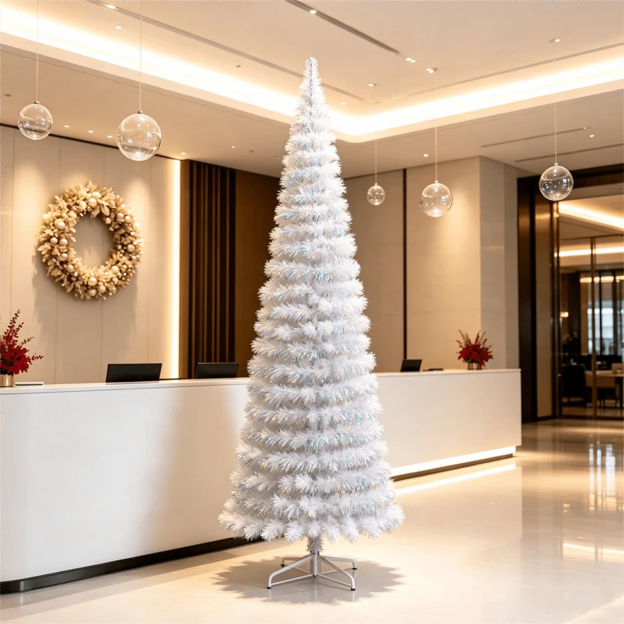 Christmas Trees - White - View 1