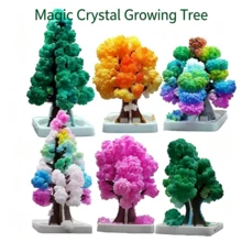 Magic DIY Blooming Christmas Tree, DIY Paper Tree Crystal Growth Toy, Christmas Decoration Ornament, Creative Gift For Birthday Party - Multicolor - View 3