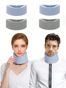 1pc Integrated Neck Pillow, Unisex, Head And Neck Support, For Home, Office And Daily Use - One Size - View 3