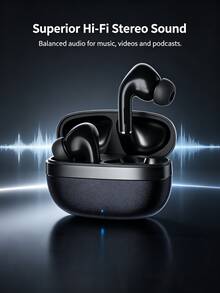 Earbud Bluetooth Nirkabel TWS, Desain Tahan Keringat Warna Putih, Mikrofon Terintegrasi, Panggilan Jelas, Pas Nyaman, Kompatibel dengan Perangkat iOS dan Android, Cocok untuk Kebugaran, Lari, dan Penggunaan Sehari-hari - View 5