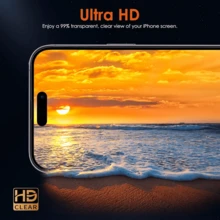 Yezodawee 1+1Pack Inner Hydrogel Film + Outer Screen Film Compatible With Iphone DUO Anti-Fingerprint Hydrogel Film Flexible Screen Protector TPU Fingerprint Unlock Anti-Glare Not Tempered Glass - 1+1 - View 10