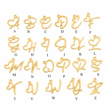 1pc Simple Classic Hollow Heart Initial Pin Gold Color Stainless Steel Bead Chain Anklets For Women - Yellow Gold - View 4