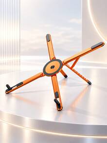 Foldable Laptop Stand, Adjustable Aluminum Alloy Laptop Base, Portable 360 Degree Rotating Computer Stand, Ergonomic Desktop Stand, Suitable For Macbook Laptop Tablet, Height Adjustable Heat Dissipation Design, Travel Office Workstation Accessory, Universal Device Stand - View 15