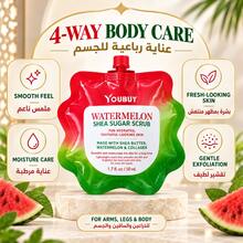 Watermelon Shea Butter Sugar Scrub, Unisex Exfoliating Moisturizing Body Scrub, Contains Shea Butter And Watermelon Collagen With Sugar Grain Texture, Suitable For Daily Shower Skincare, Gentle Body Exfoliation, Suitable For Rough And Dry Skin - Watermelon - View 6