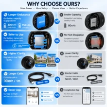 Mini Wireless WiFi Camera, Home Security Camera With Night Vision ...