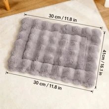 Pet Warm Sleeping Pad, Thickened Bubble Sleeping Mat For Cats And Dogs, Cat Sleeping Pad, Puppy Warm Bed Mat - Grey - View 2