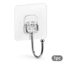 1-30pcs Heavy Duty Self-Adhesive Hooks, Suitable For Keys, Bathroom, Shower, Outdoor, Kitchen, Door, Home Decor, Utility Room - One Size - View 16