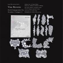Momo Vellum Paper 3D Silver Foil Sticker Pack, Silver Box Secret Vintage Literary Journaling DIY Base Decoration - A - View 9