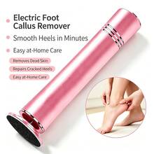 1pc Portable Electric Callus Remover, Handheld Foot File With Replacement Sand Discs, Pedicure Tool For Removing Dead Skin & Cracked Heels - Multicolor - View 10