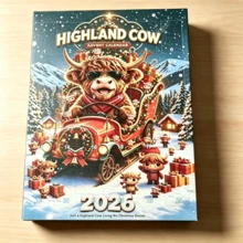 Highland Cow Advent Calendar 2026 3D Handmade Highla, New Year Gift, Birthday Gift, Christmas Gift, Halloween Gift, Perfect Gift, Gift - Multicolor - View 9