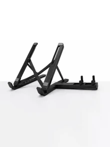 Aluminum Alloy Foldable Heat Dissipation Riser Tray, Portable Desktop Stand, Multi-Angle Support Bracket, Computer Base, Desktop Stand, Ventilation And Heat Dissipation, Sturdy And Durable, Convenient To Carry, Travel Essential, Suitable For Laptops, Tablets And Phones, Suitable For Home Or Office, Perfect Gift Choice - View 12
