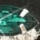 綠白色