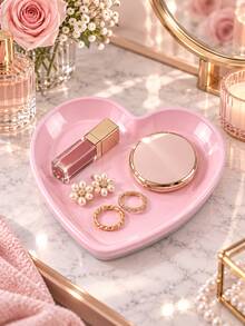 Stainless Steel Nail Art Tool Storage Tray, Multi-Functional Metal Vanity Organizer Box, Suitable For Nail Tools, Jewelry, Cosmetics And Beauty Accessories, Polished Lightweight Display Tray, Suitable For Nail Salons, Bathroom Countertops And Home - Multicolor - View 2