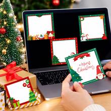 3 Packs Christmas Sticky Notes Set, 12 Designs Per Pack, 36 Pads Total, 20 Sheets Each Design, Santa Snowman Reindeer Christmas Tree & Gift Memo Notes For Journaling, Office, Desk & Holiday Stationery - one-size - View 4